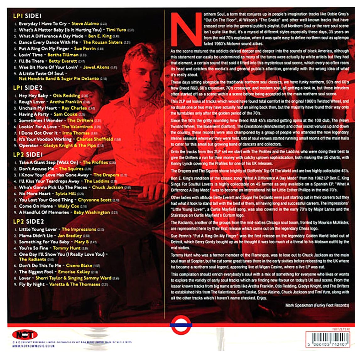 Various - Northern Soul Underground: 36 Soulful Rarities (2xLP) (180g) (colored vinyl)