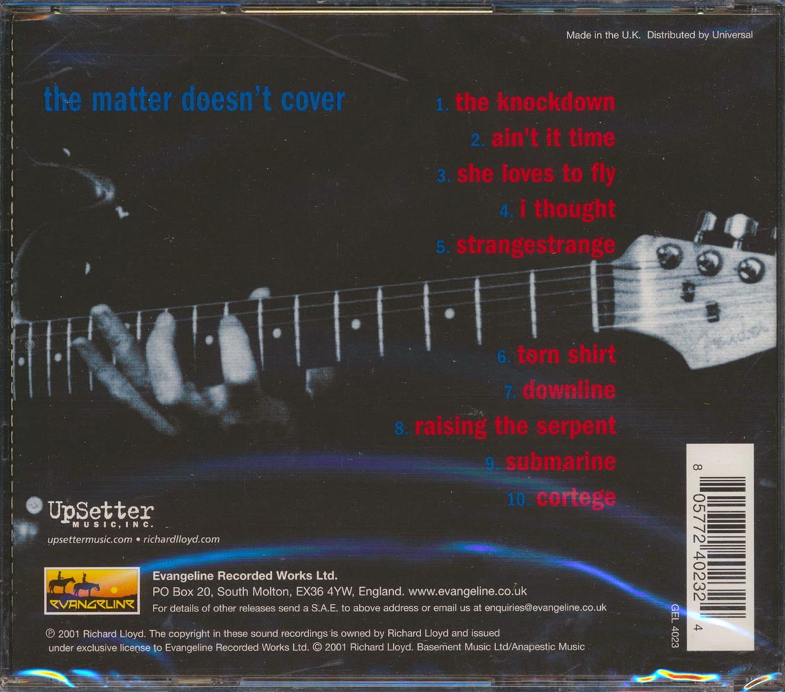 Richard Lloyd - The Cover Doesn't Matter