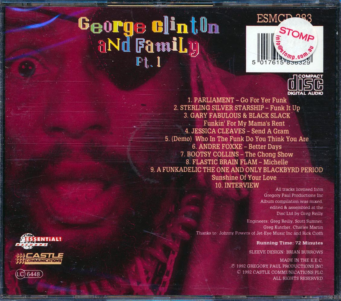 Funkadelic (Parliament), Bootsy Collins, Etc. - - George Clinton & Family Part 1
