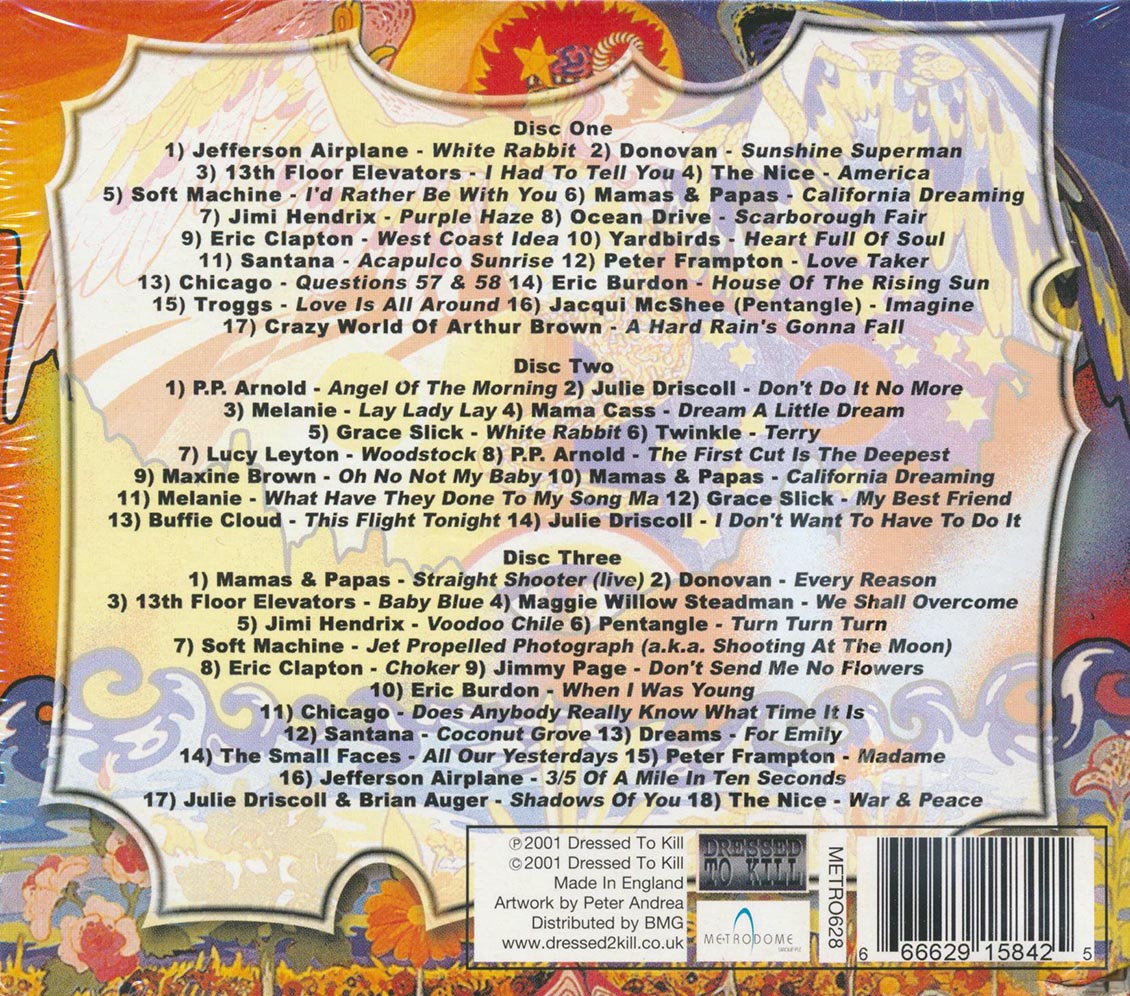 Jimmy Page, The Yardbirds, Santana, Jefferson Airplane, Etc. - Summer Of Love (49 tracks) (3xCD)