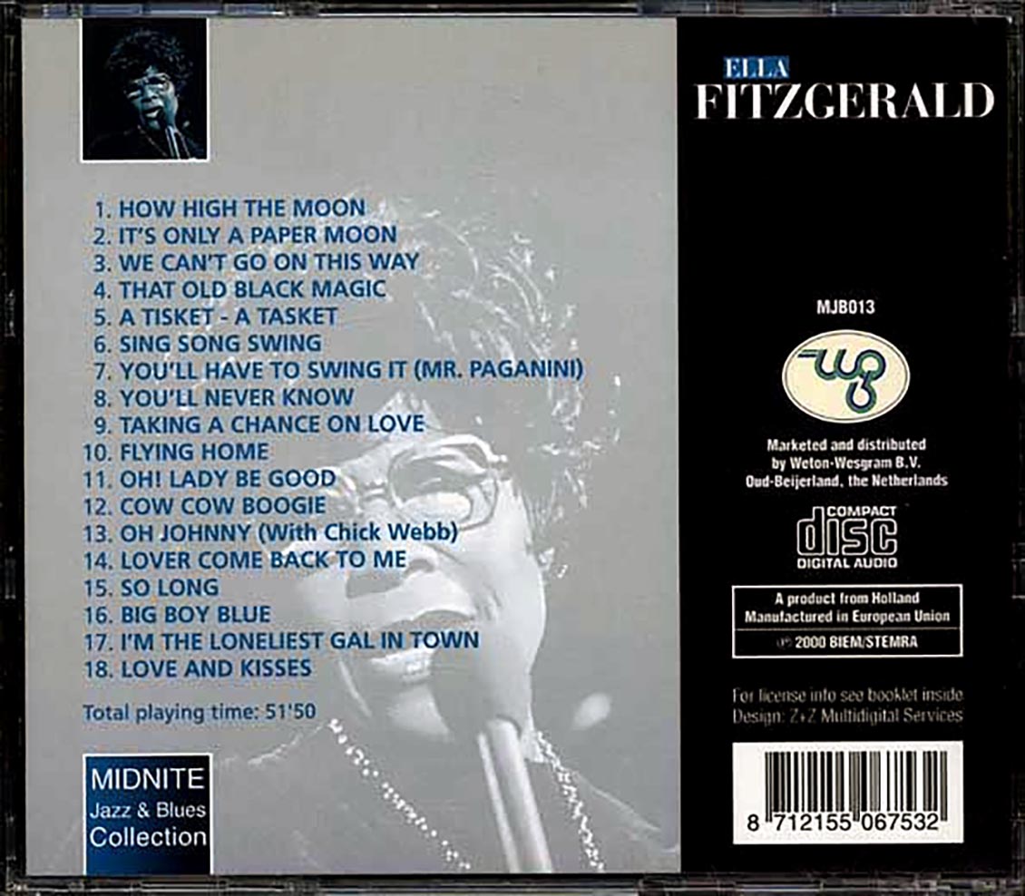 Ella Fitzgerald - The Immortal Voice