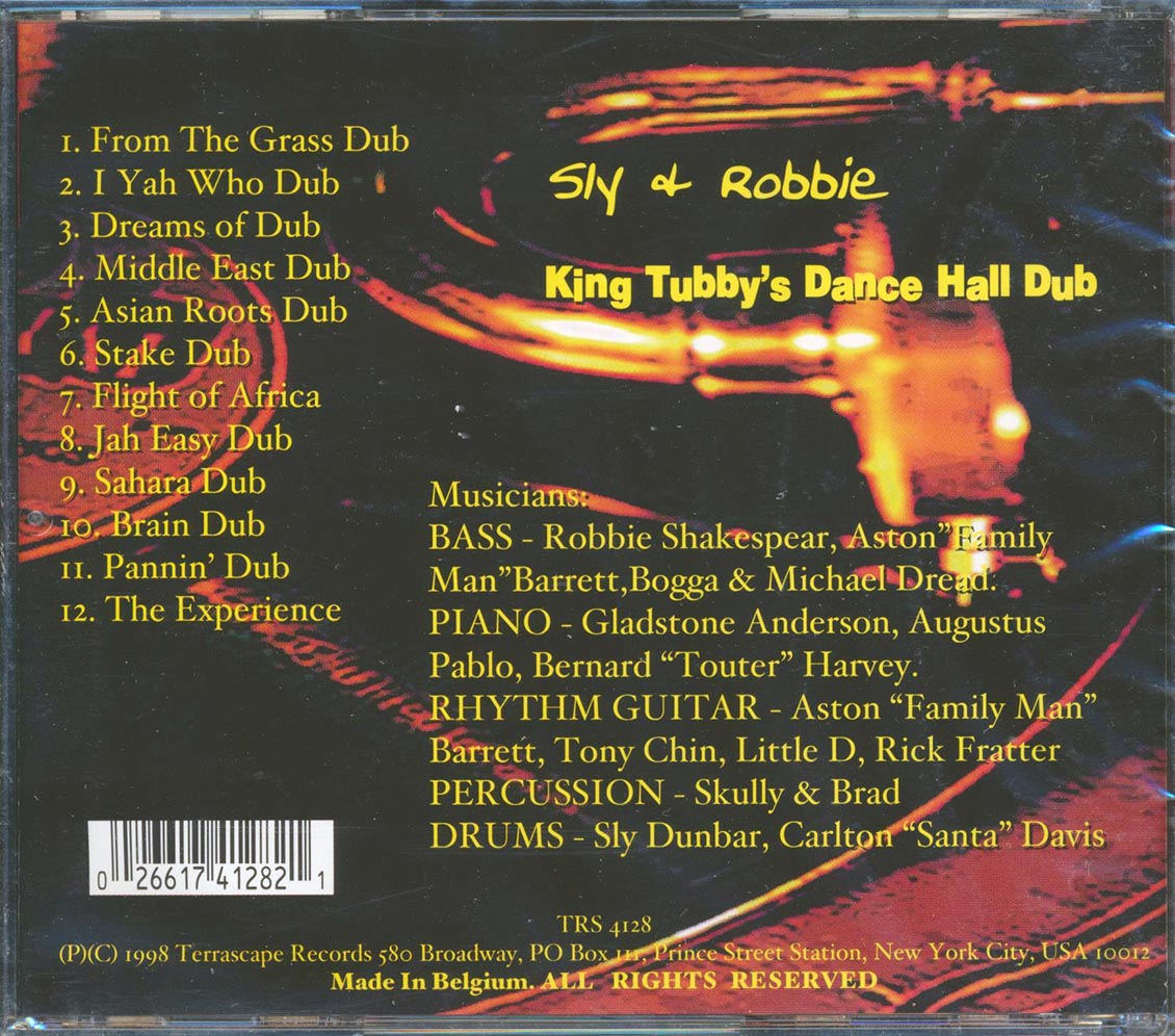 Sly & Robbie - King Tubby's Dance Hall Dub (marked/ltd stock)