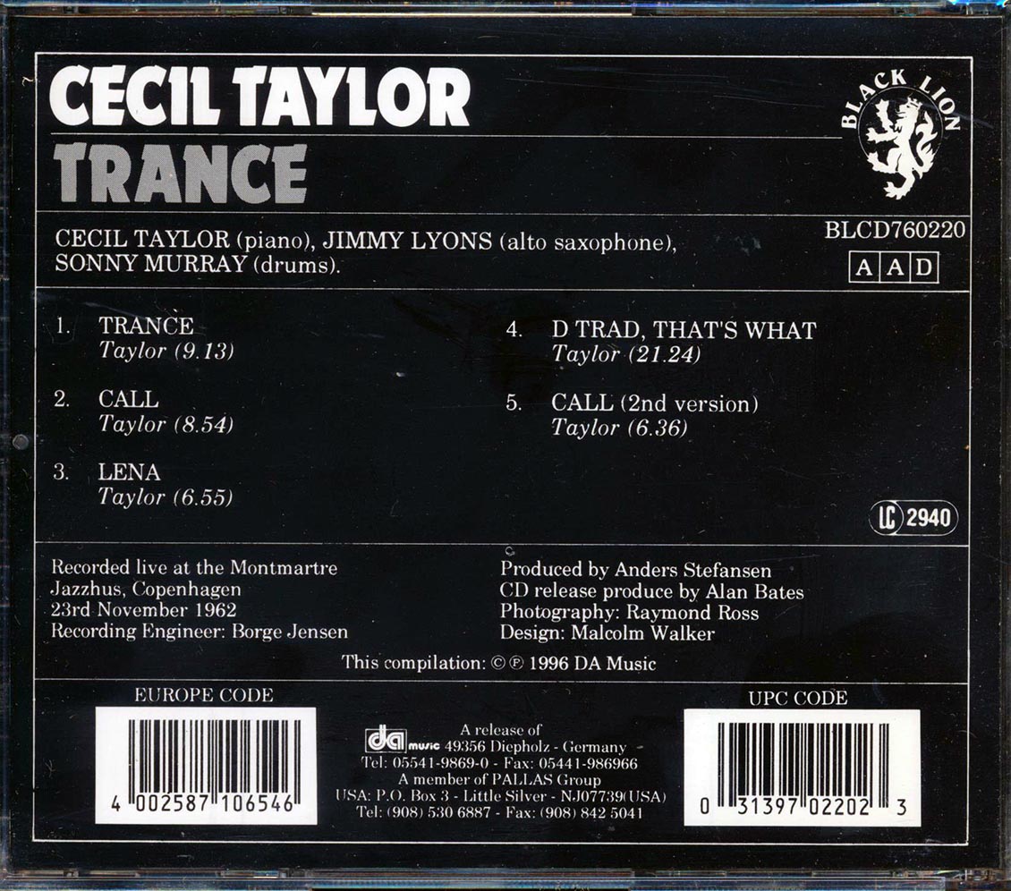 Cecil Taylor - Trance