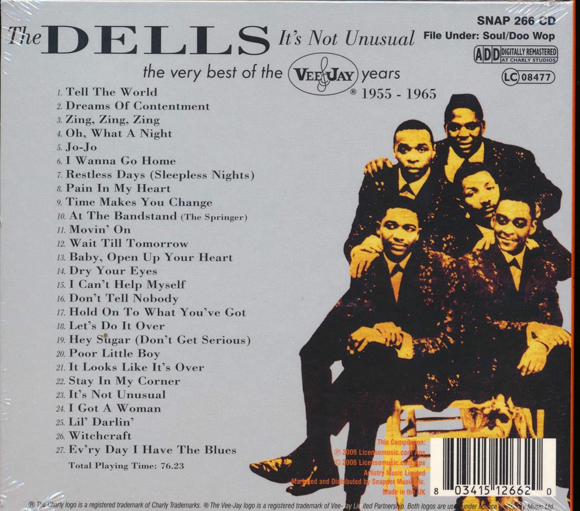 The Dells - It's Not Unusual: The Very Best Of The Vee-Jay Years 1955-1965 (27 tracks)