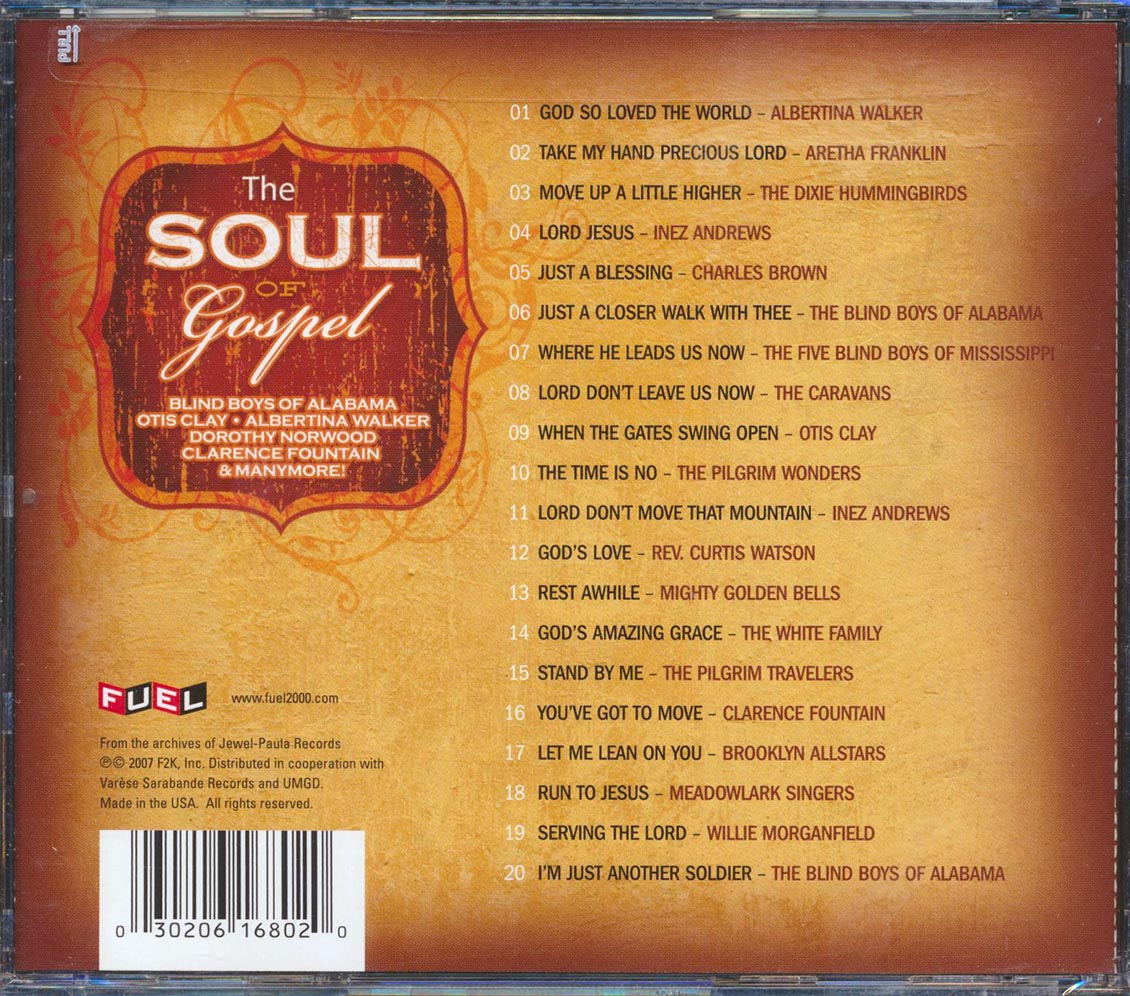 Otis Clay, Aretha Franklin, Meadowlark Singers, Charles Brown, Etc. - The Soul Of Gospel