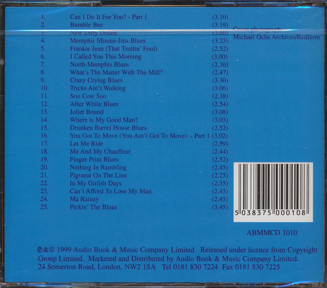 Memphis Minnie - Crazy Crying Blues (25 tracks)
