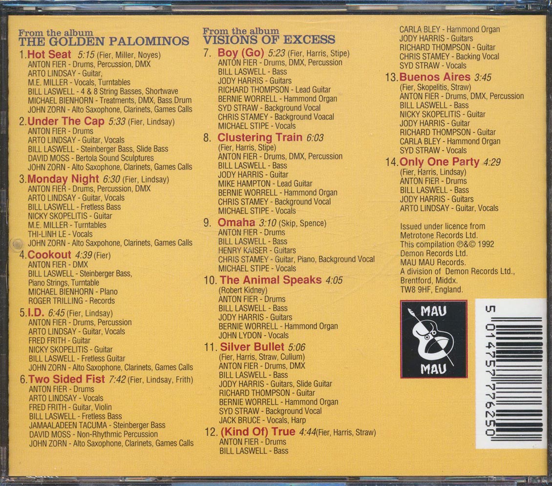 The Golden Palominos - A History: Volume 1 1982-1985