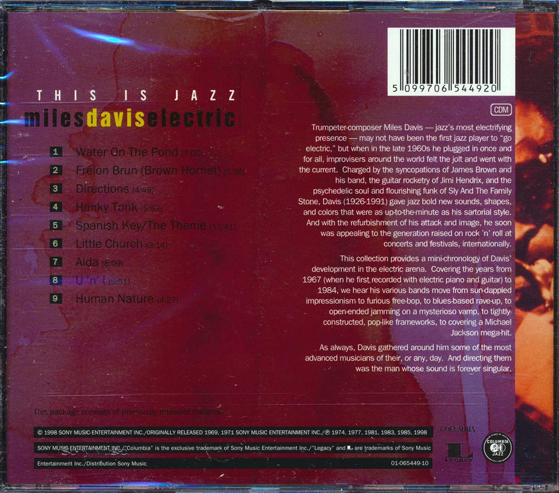 Miles Davis - This Is Jazz: Miles Davis Electric