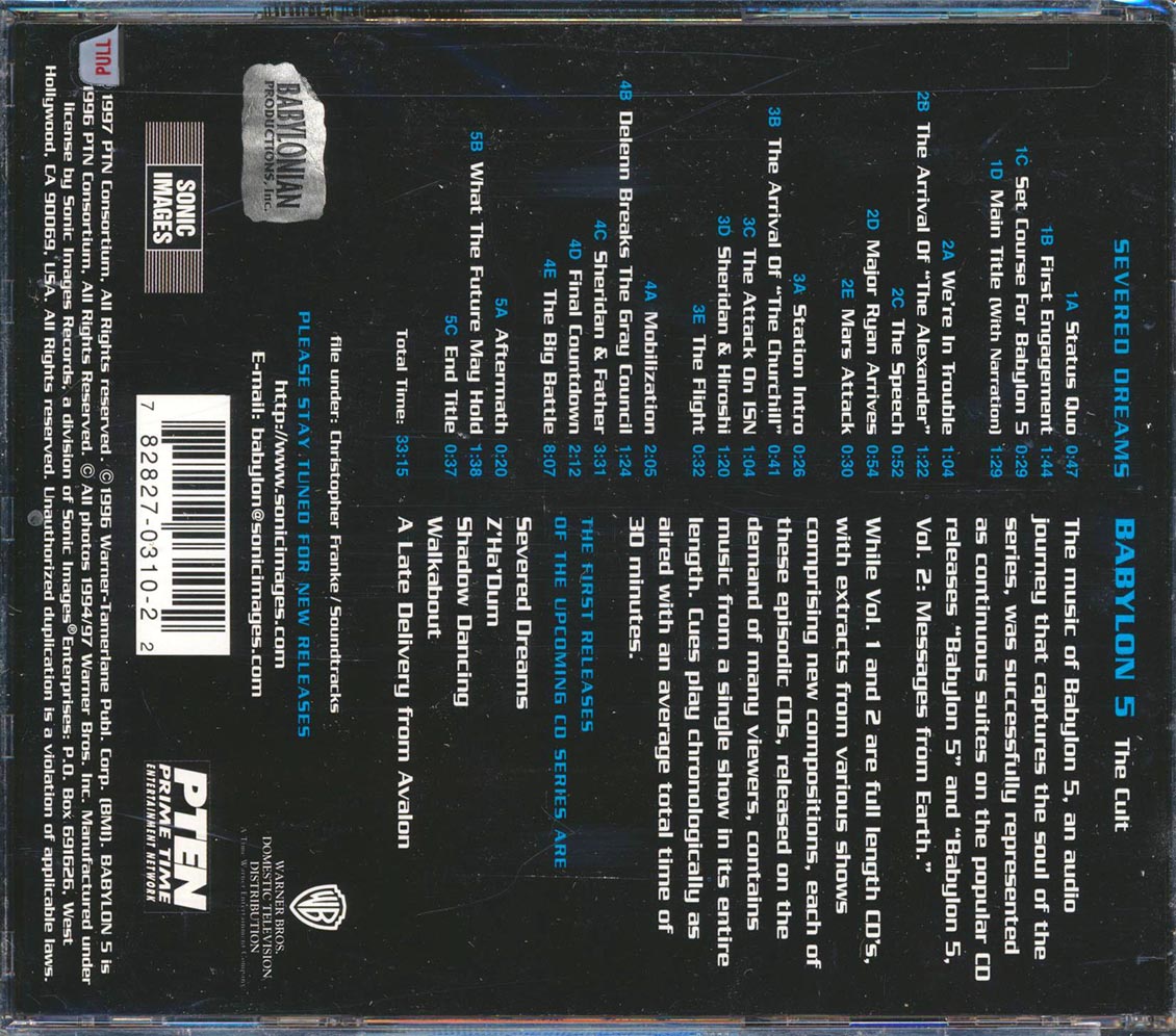 Christopher Franke - Babylon 5: Severed Dreams