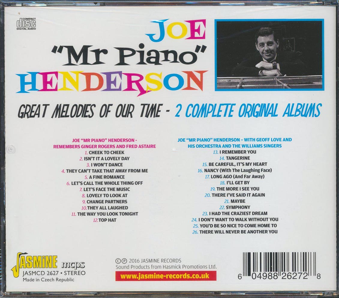 Joe Mr. Piano Henderson - Great Melodies Of Our Time: 2 Complete Original Albums (2xCD)