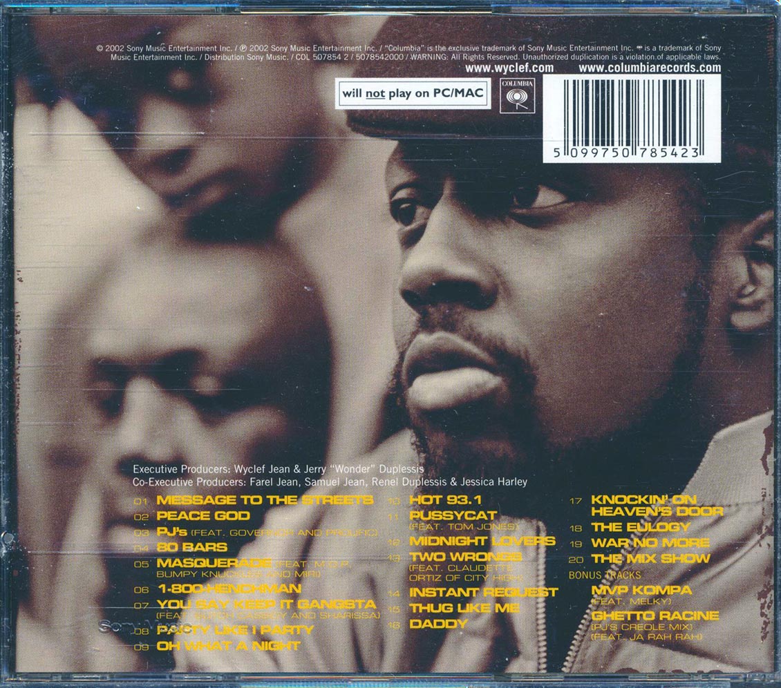 Wyclef Jean - Masquerade (22 tracks)