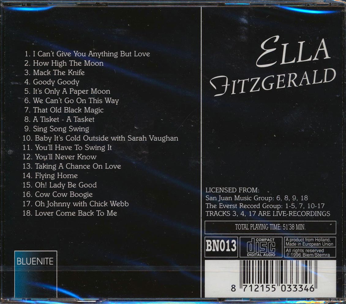 Ella Fitzgerald - The Immortal Voice