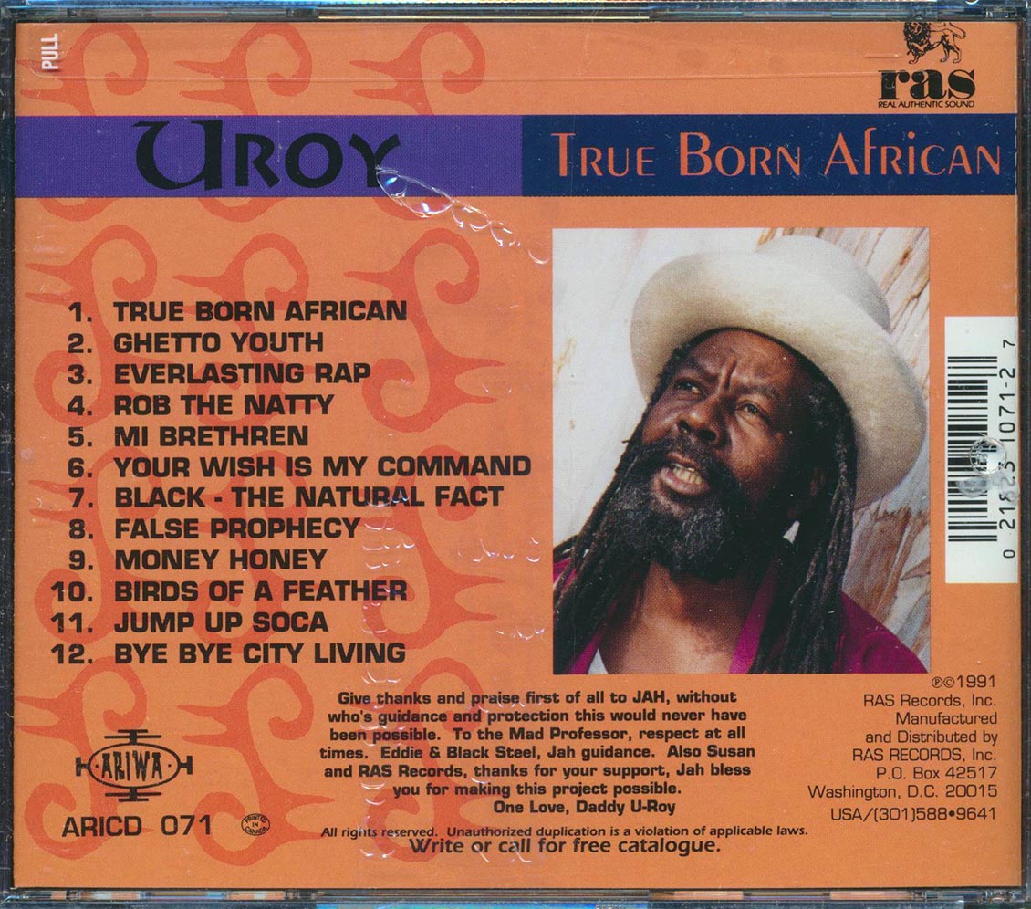 U Roy - True Born African (marked/ltd stock)