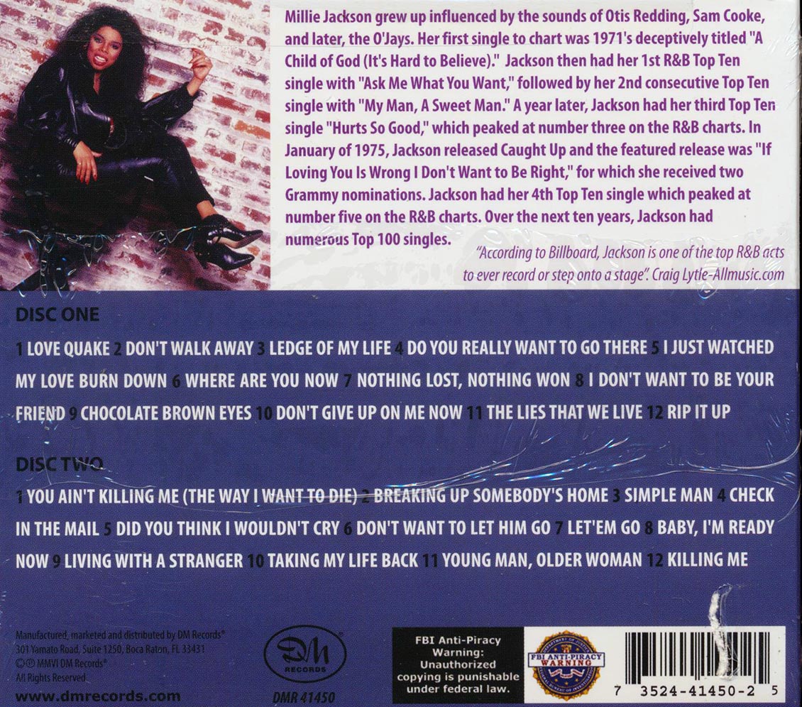 Millie Jackson - Soul Circuit Retrospectives (24 tracks) (2xCD) (marked/ltd stock)