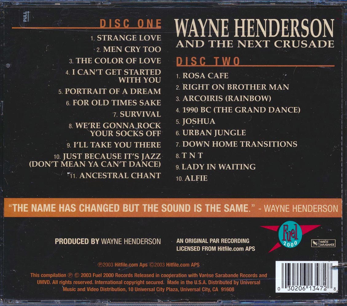 Wayne Henderson & The Next Generation - The Wayne Henderson Collection (21 tracks) (2xCD) (marked/ltd stock)