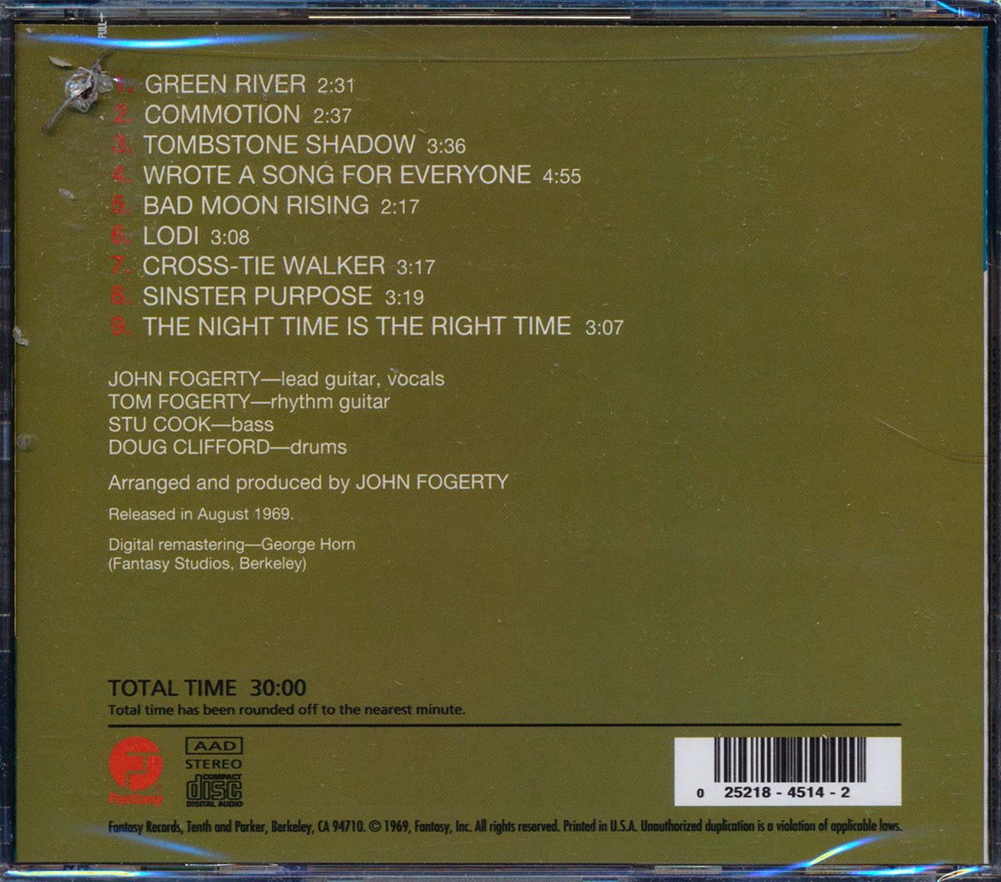 Creedence Clearwater Revival - Green River (marked/ltd stock)