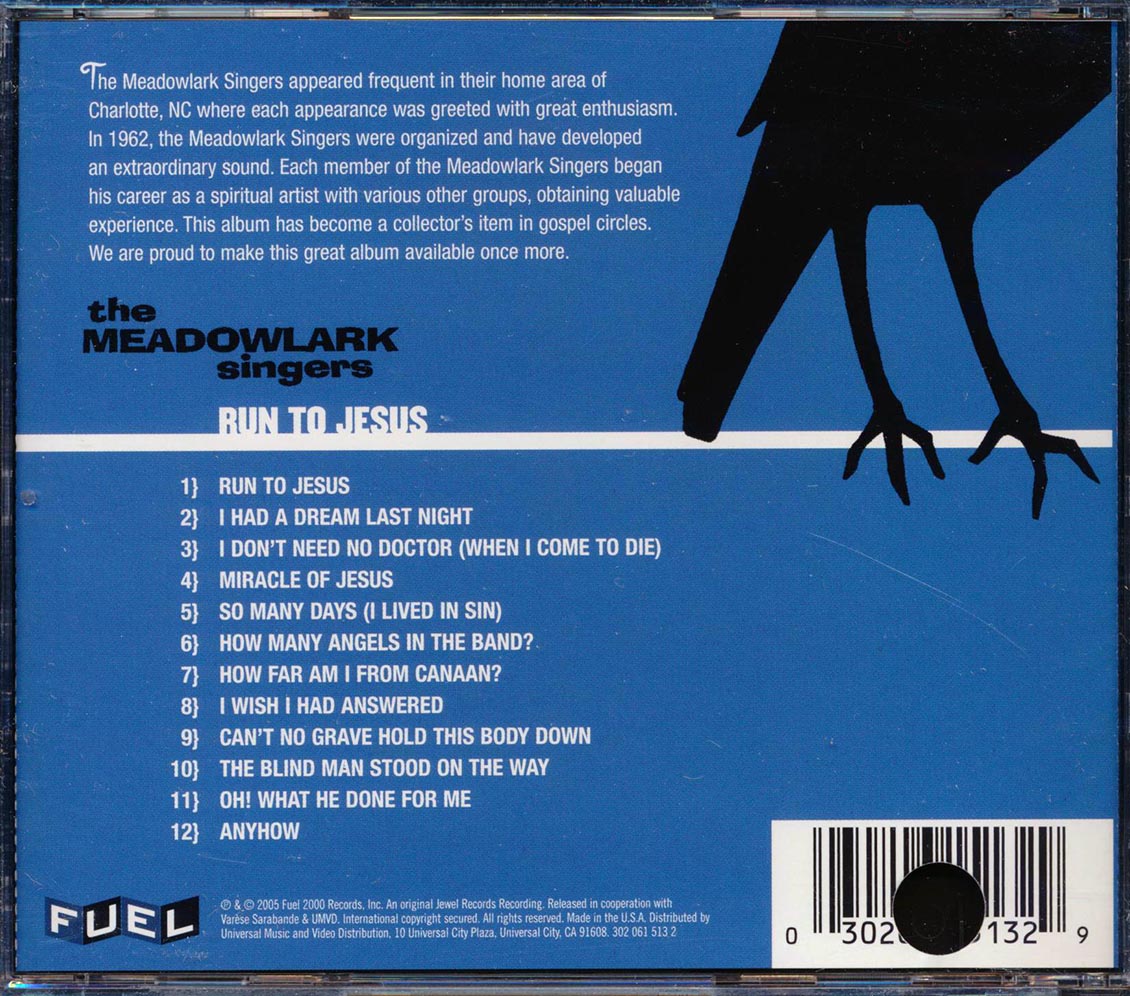 The Meadowlark Singers - Run To Jesus (marked/ltd stock)