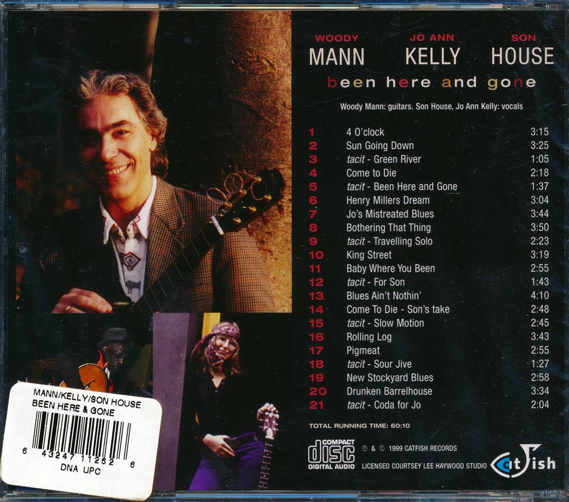 Woody Mann, Jo Ann Kelly, Son House - Been Here And Gone (21 tracks)