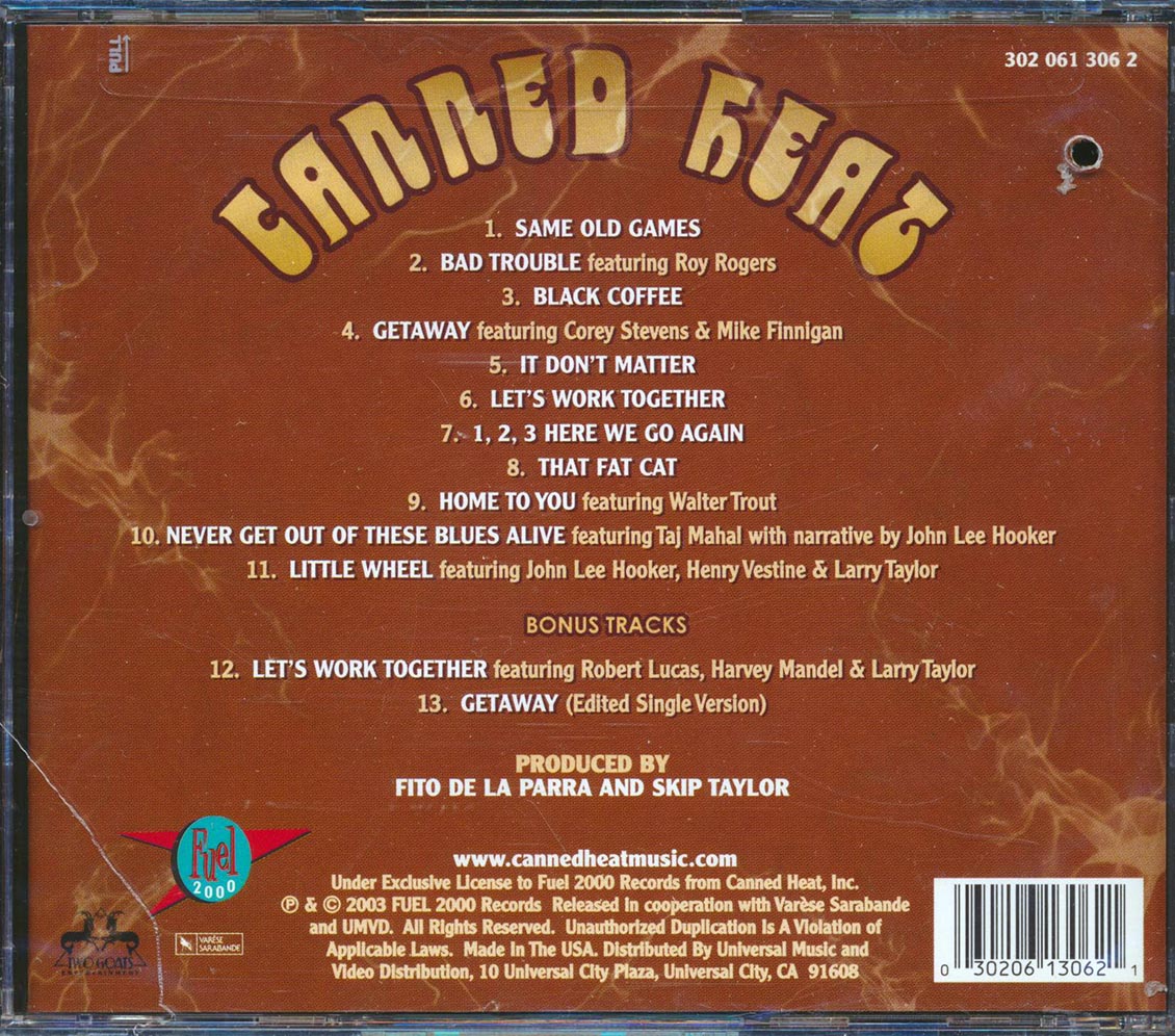 Canned Heat - Friends In The Can (marked/ltd stock)