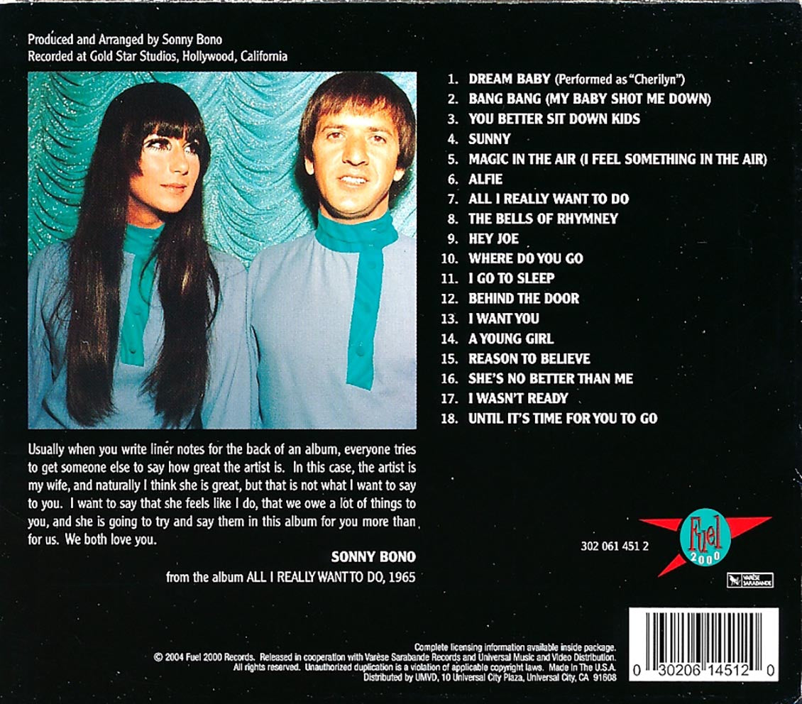Cher - Greatest Hits Volume 1 (Absolutely The Best Volume 1)