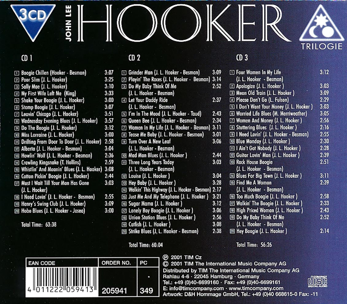 John Lee Hooker - Hommage (60 tracks) (3xCD)