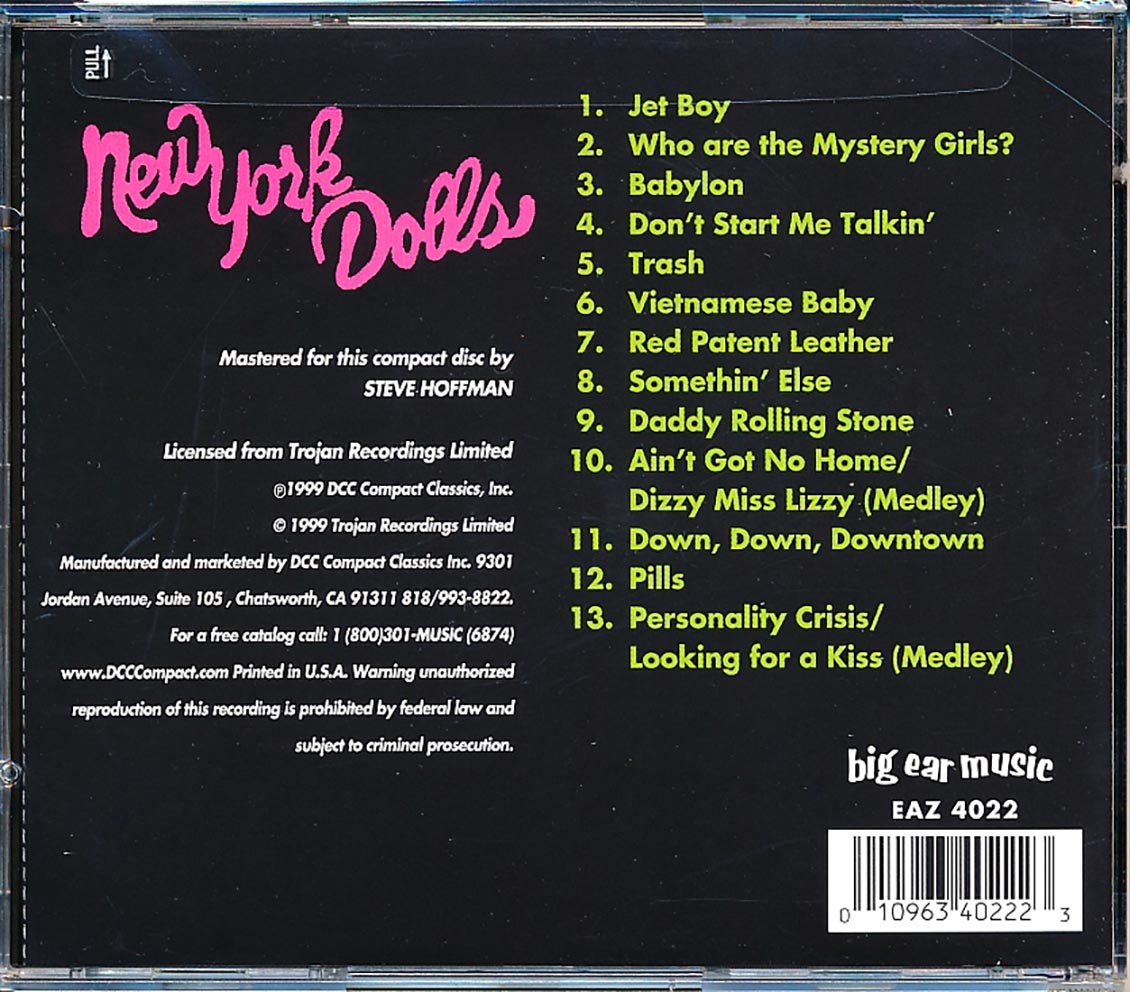 New York Dolls - The Glamorous Life: Live (marked/ltd stock)