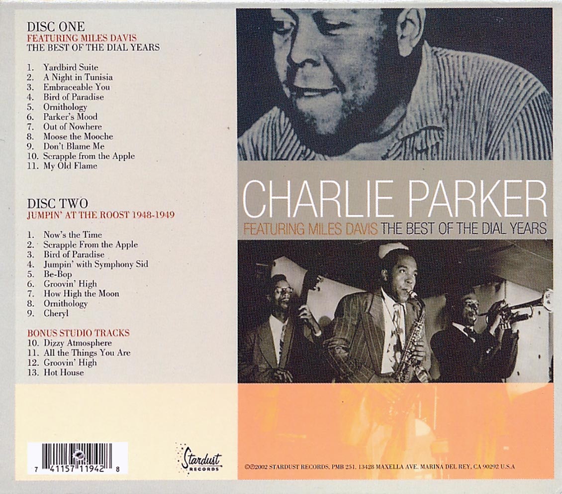 Charlie Parker - Dial Masters & Roost Sessions (24 tracks) (gold CD) (2xCD) (marked/ltd stock) (remastered)