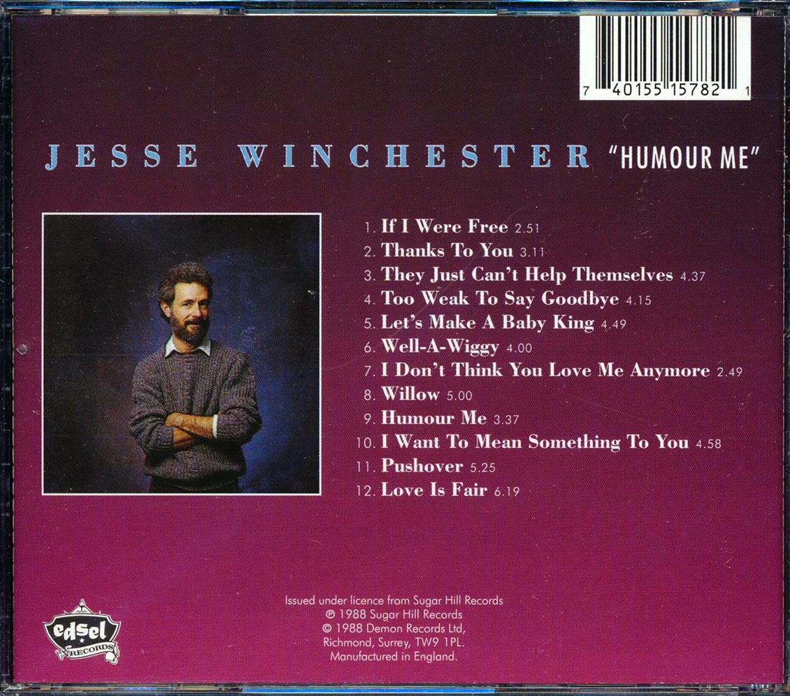 Jesse Winchester - Humour Me