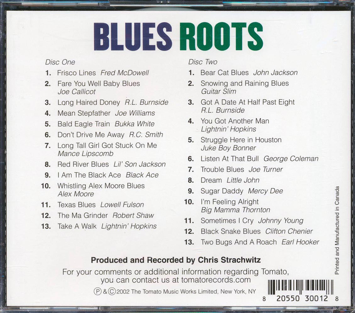 Lightnin' Hopkins, Loweel Fulson, Robert Shaw, Guitar Slim, Etc. - Blues Roots (26 tracks) (2xCD)