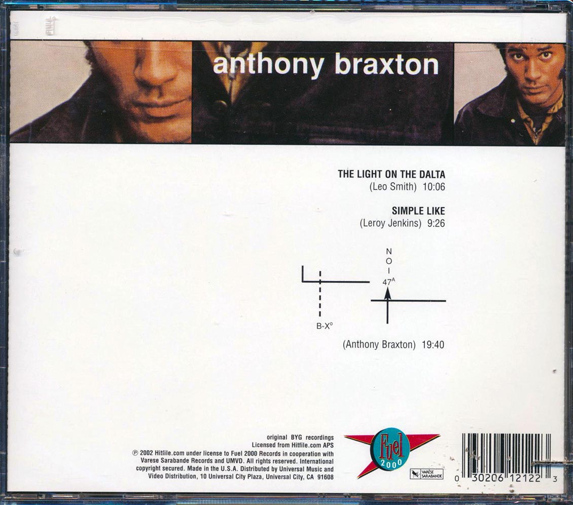 Anthony Braxton - B-X0 NO-47A (Actuel 15 Sessions) (audiophile) (marked/ltd stock) (remastered)