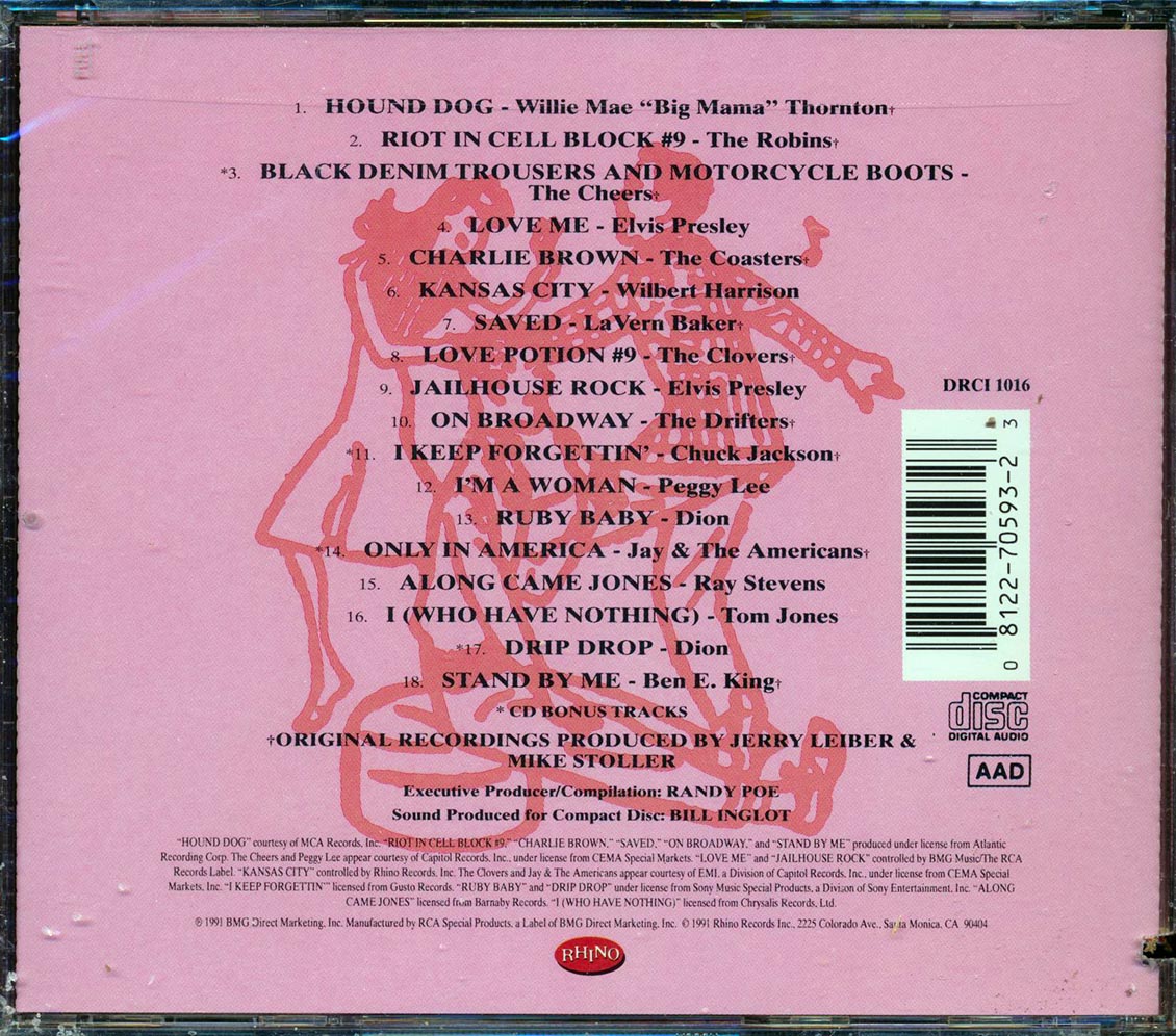 Elvis Presley, The Drifters, Tom Jones, Ben E King, Dion, Etc. - There's A Riot Goin' On! The Rock 'N' Roll Classics Of Lieber & Stoller (marked/ltd stock)