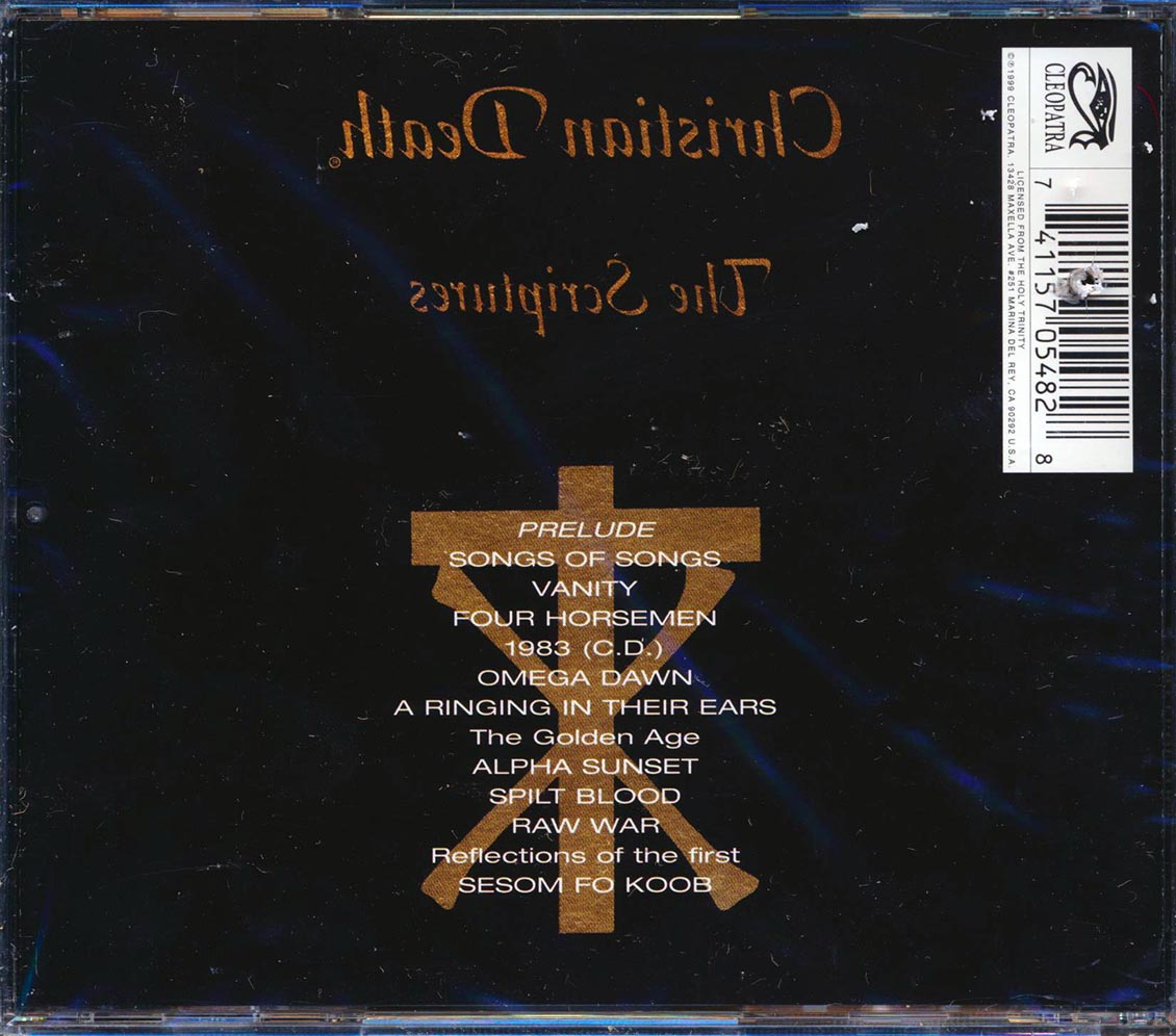Christian Death - The Scriptures (marked/ltd stock) (remastered)