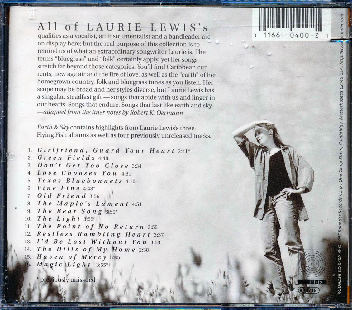 Laurie Lewis - Earth & Sky: Songs Of Laurie Lewis (incl. large booklet) (marked/ltd stock)