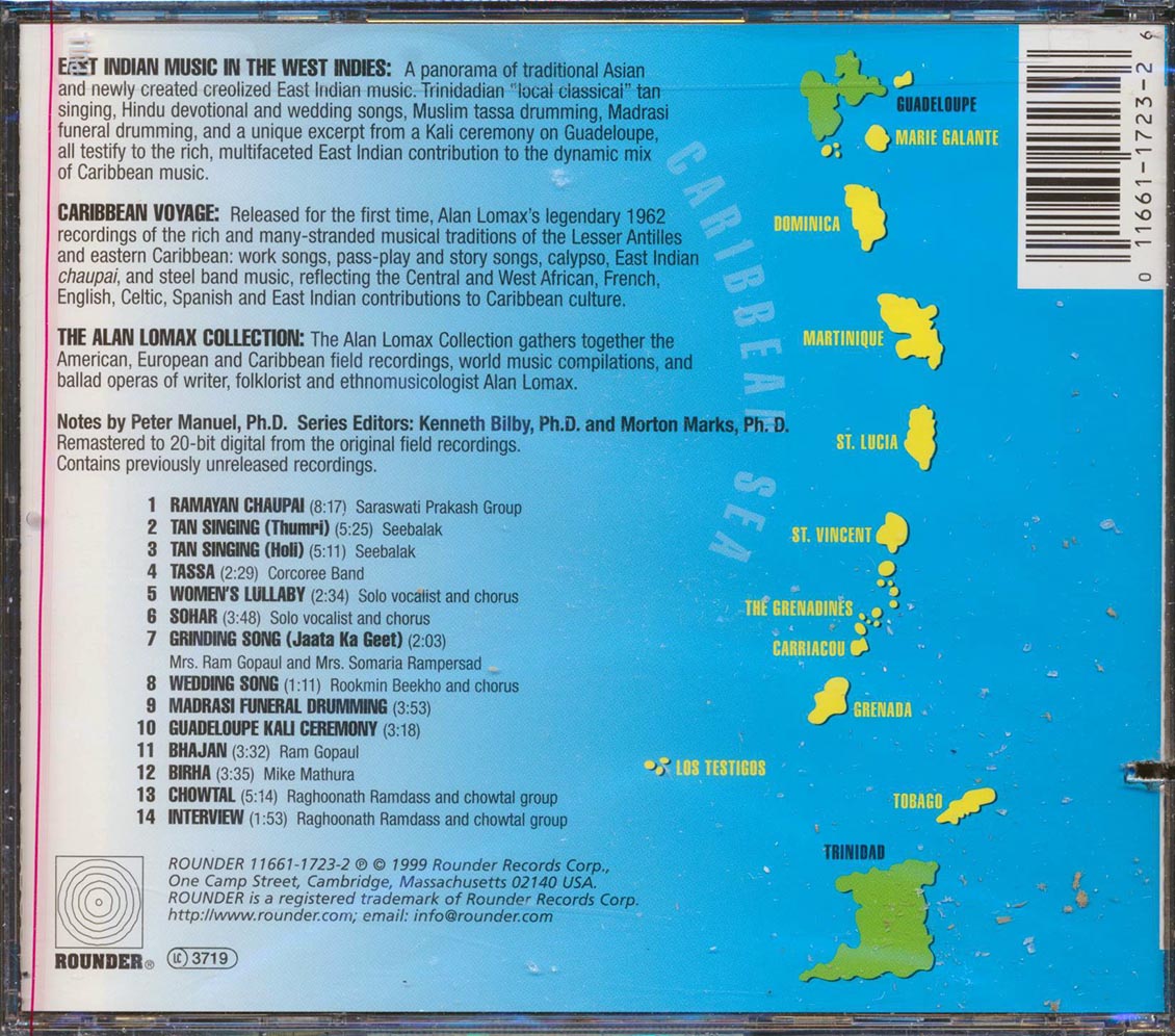 Alan Lomax, Various - Caribbean Voyage: East Indian Music In The West Indies, The 1962 Field Recordings (Alan Lomax) (incl. large booklet) (marked/ltd stock) (remastered)