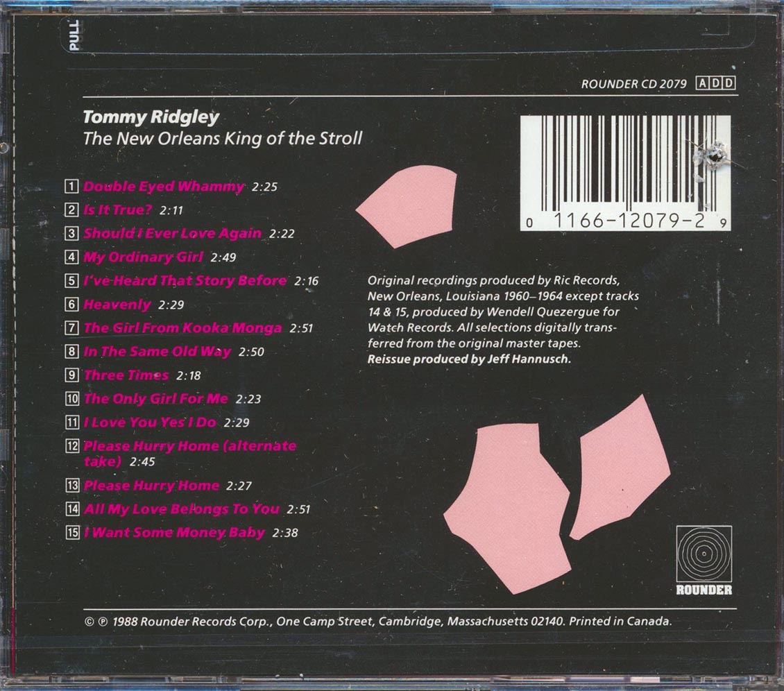 Tommy Ridgley - The New Orleans King Of The Stroll (incl. large booklet) (marked/ltd stock)