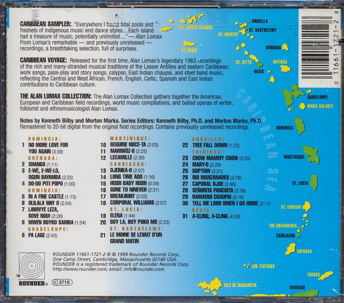 Various - Caribbean Voyage: Caribbean Sampler, The 1962 Field Recordings (Alan Lomax) (incl. large booklet) (marked/ltd stock) (remastered)
