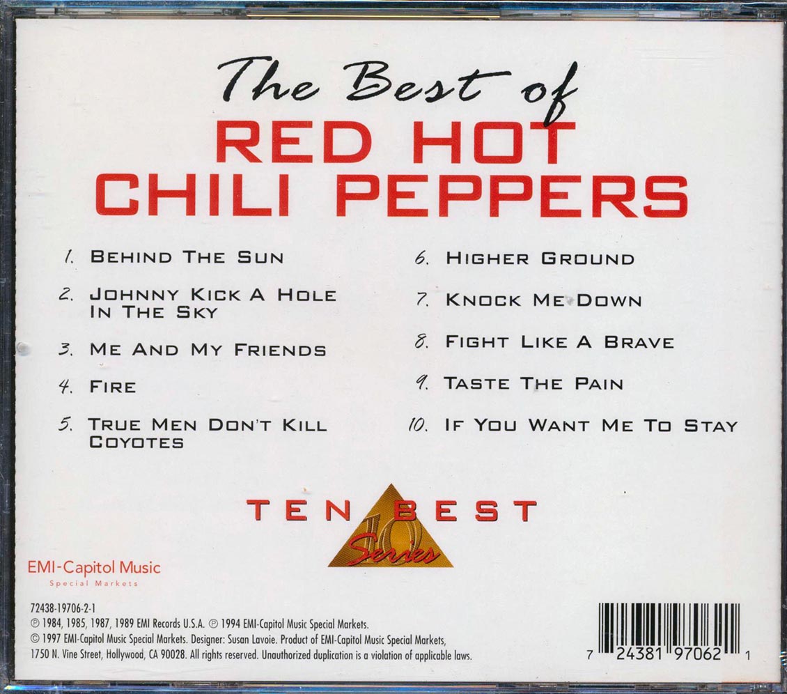 Red Hot Chili Peppers - The Best Of Red Hot Chili Peppers