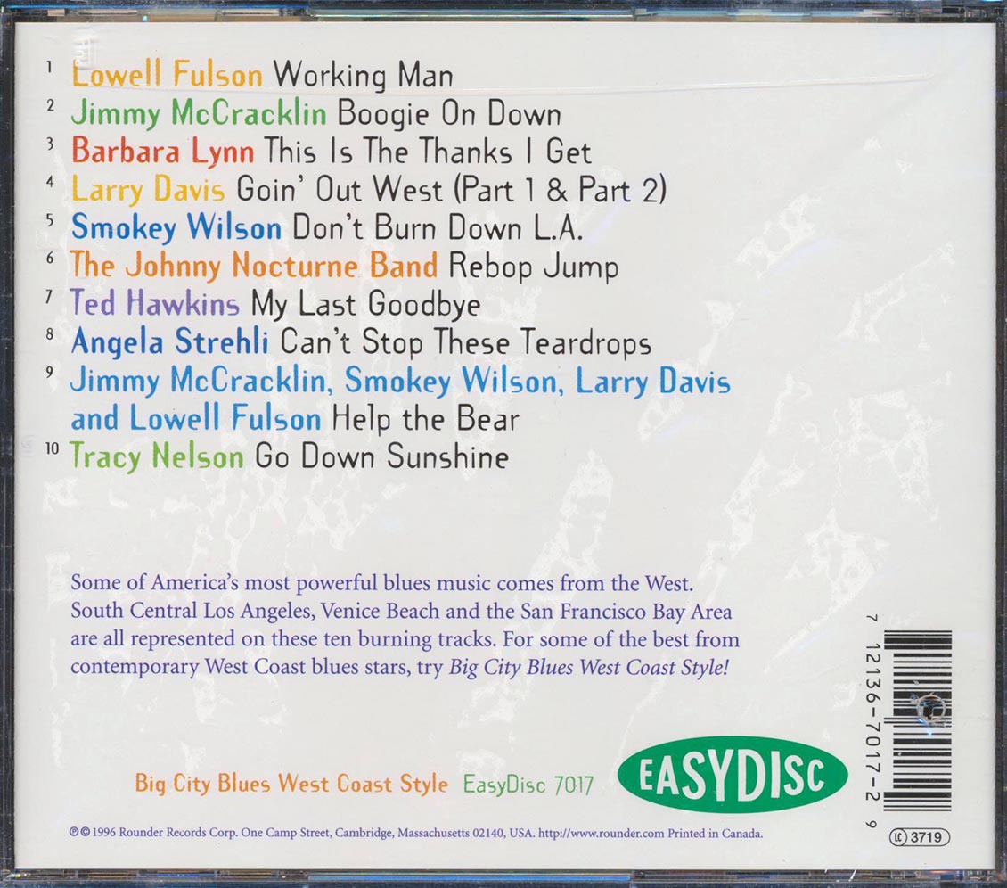 Lowell Fulson, Ted Hawkins, Smokey Wilson, Etc. - Big City Blues West Coast Style (marked/ltd stock)