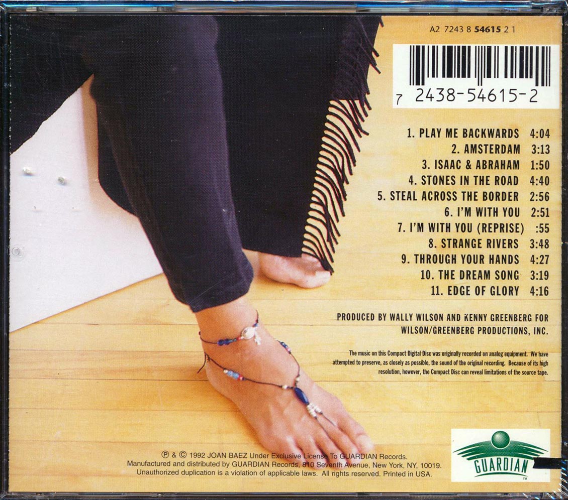 Joan Baez - Play Me Backwards (marked/ltd stock)