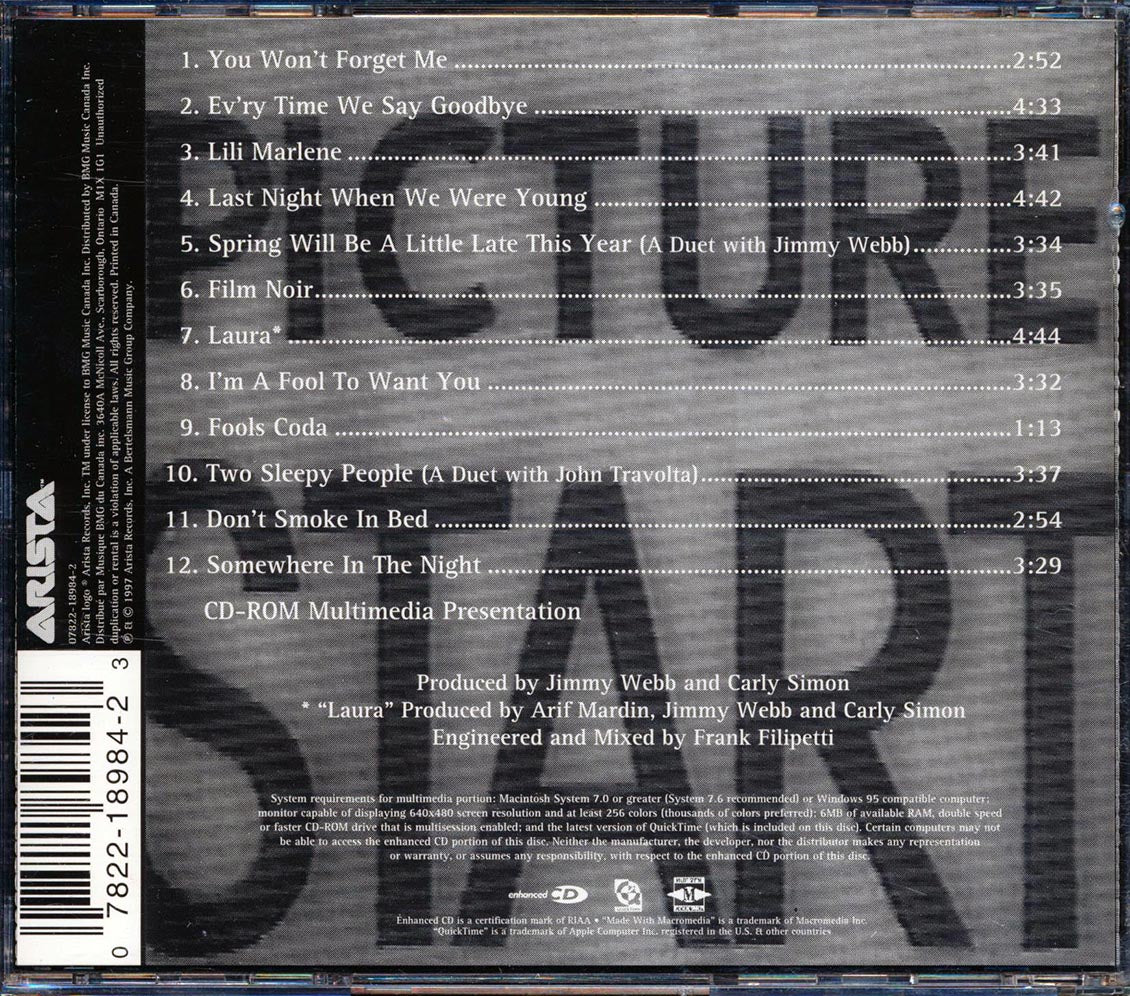 Carly Simon - Film Noir