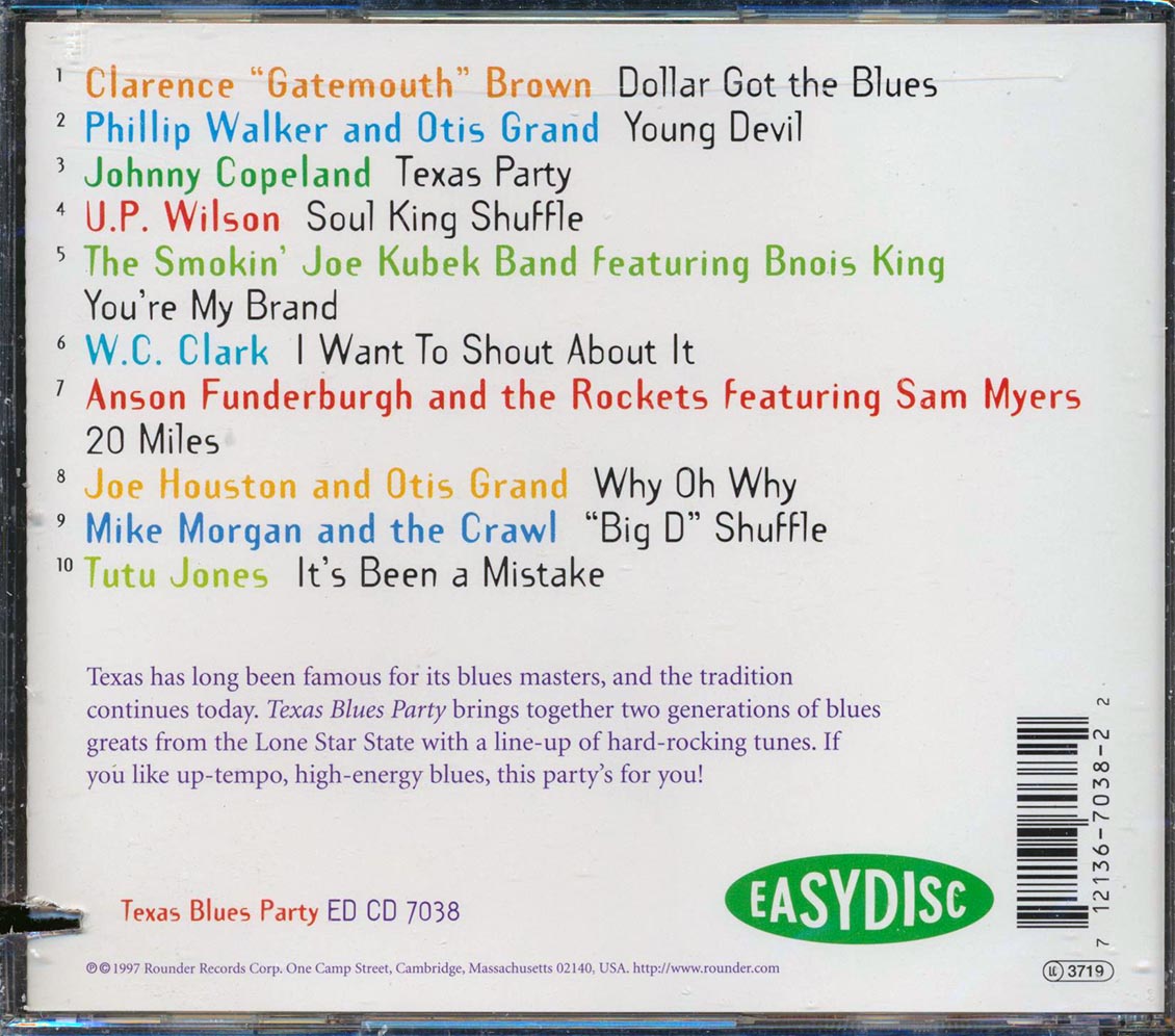 Clarence Gatemouth Brown, Johnny Copeland, Joe Houston, Etc. - Texas Blues Party (marked/ltd stock)