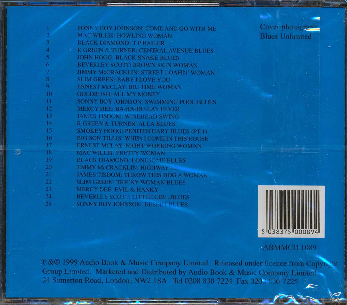 Sonny Boy Johnson, Black Diamond, John Hogg, Etc. - West Coast Down Home Blues (incl. large booklet)