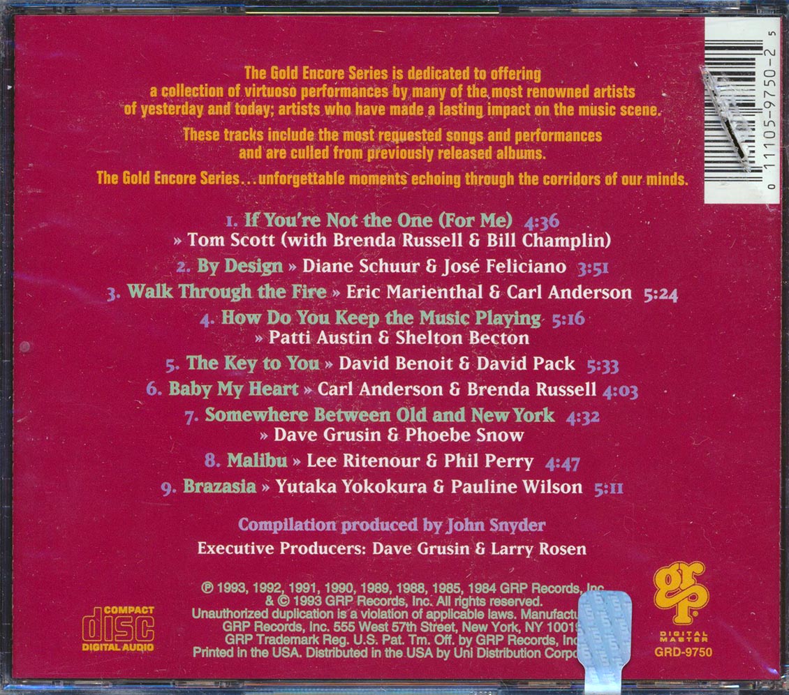 Lee Ritenour, David Benoit, Jose Feliciano, , Tom Scott, Patti Austin, Etc. - Magical Duos (marked/ltd stock)