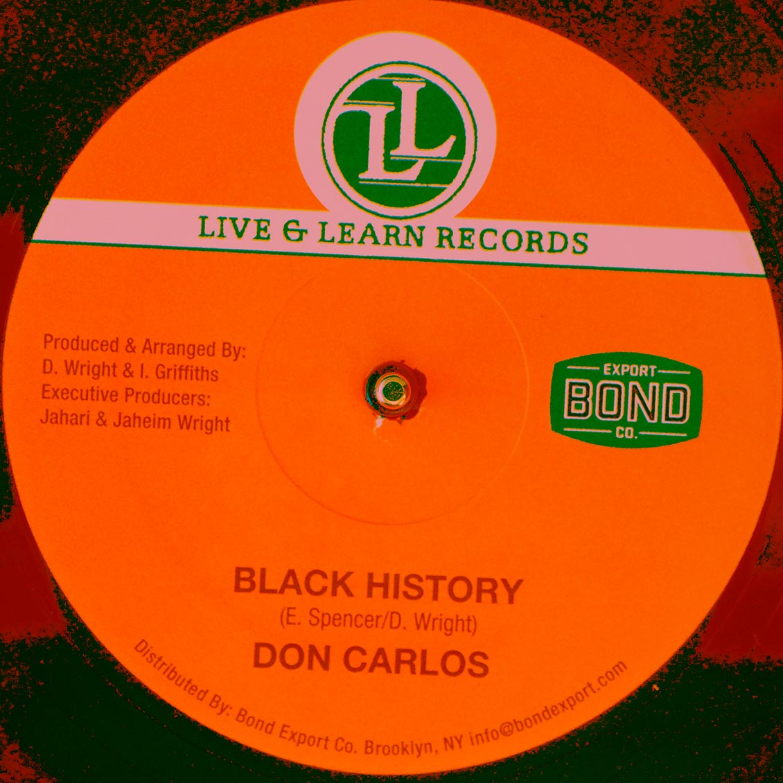 Don Carlos - Black History (Extended Mix)  /  Jr. Reid - Woman Change Your Ways; Version