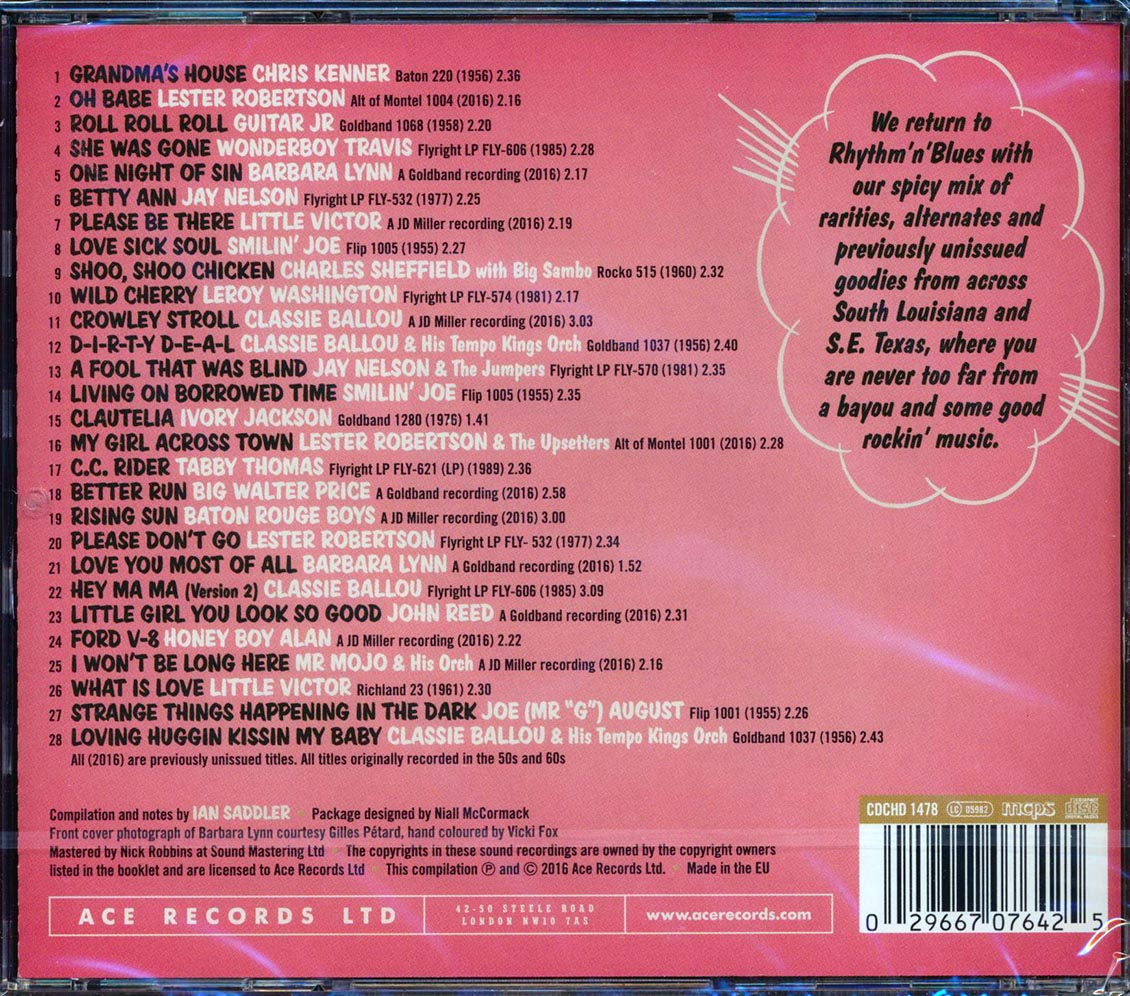 Various - Rhythm 'N' Bluesin' By The Bayou: Nights Of Sin, Dirty Deals And Love Sick Souls (incl. large booklet)