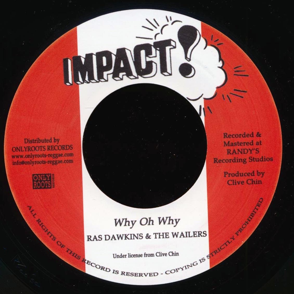 Ras Dawkins & The Wailers - Why Oh Why  /  Version