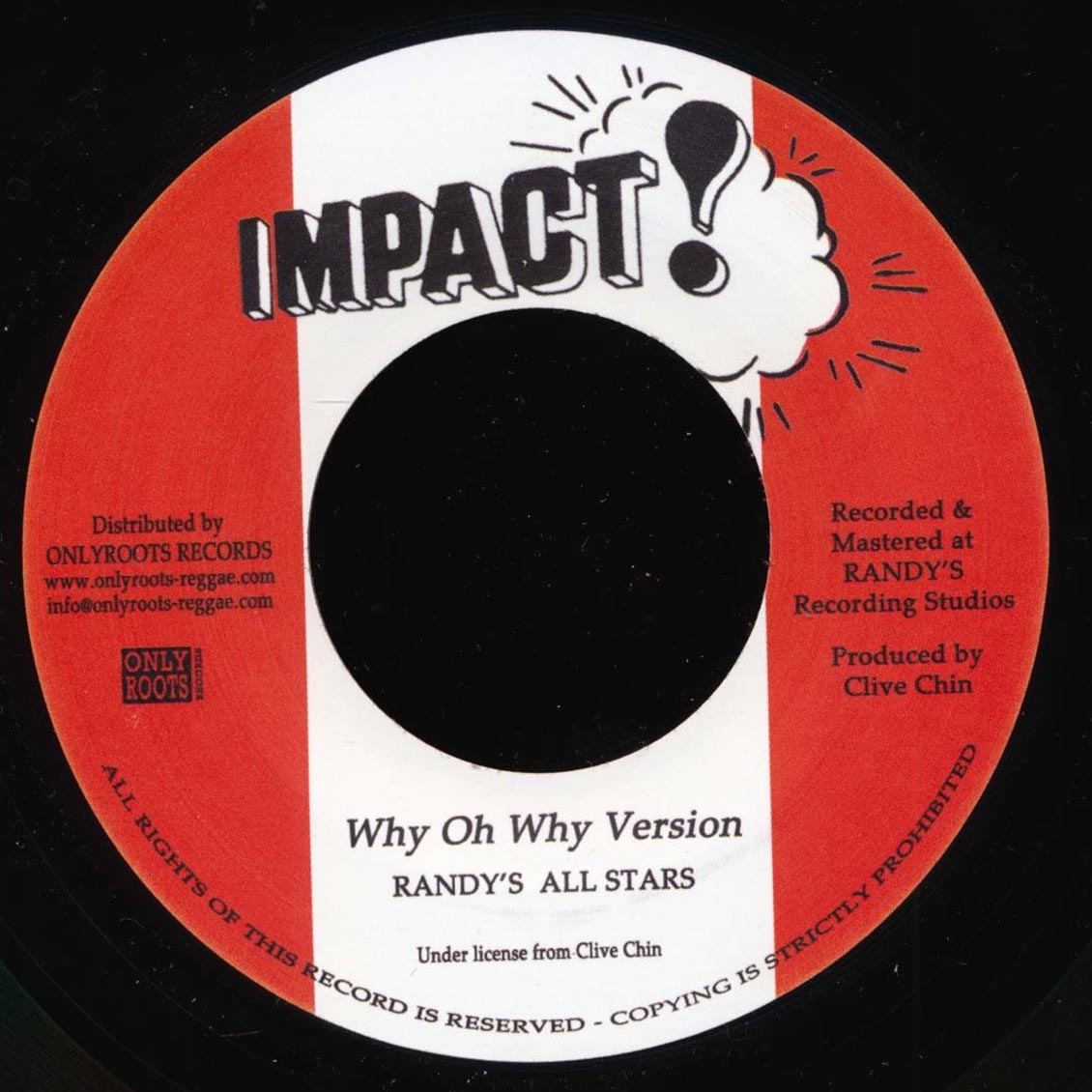 Ras Dawkins & The Wailers - Why Oh Why  /  Version