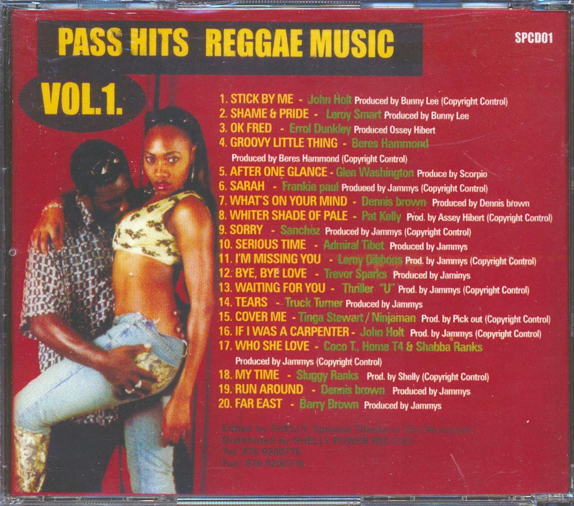 Sluggy Ranks, Barry Brown, Chuck Turner, Admiral Tibet, Etc. - Pass Hits Reggae Music Volume 1 (20 tracks)