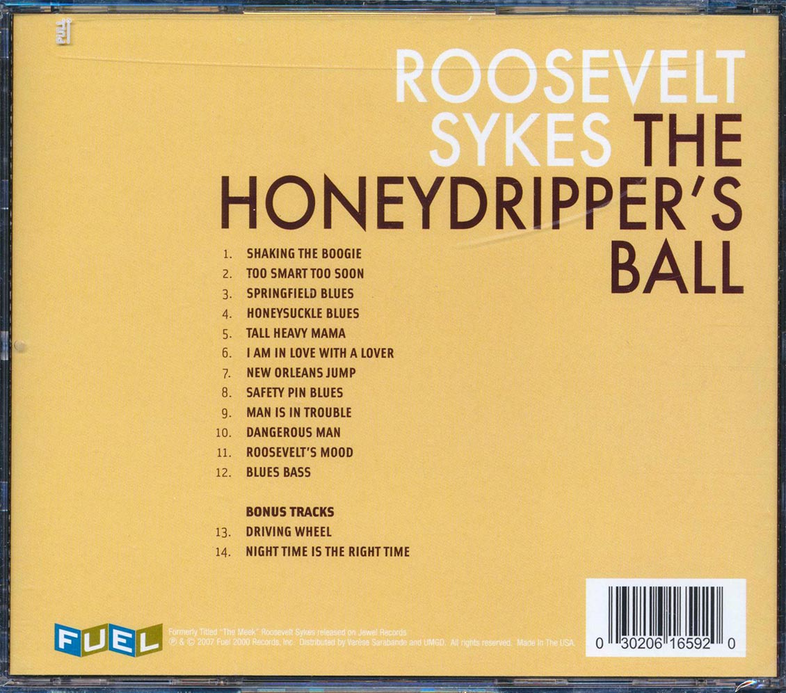 Roosevelt Sykes - The Honeydripper's Ball (+2 bonus tracks) (remastered) (24-bit mastering)