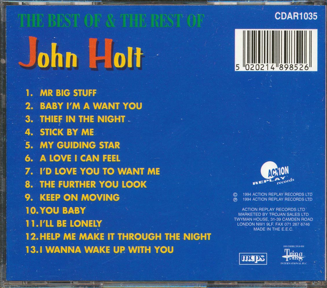 John Holt - The Best Of & The Rest Of John Holt